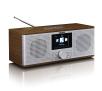 Radioodbiornik Lenco DIR-170 Radio FM DAB+ Internetowe Bluetooth Brązowo-srebrny