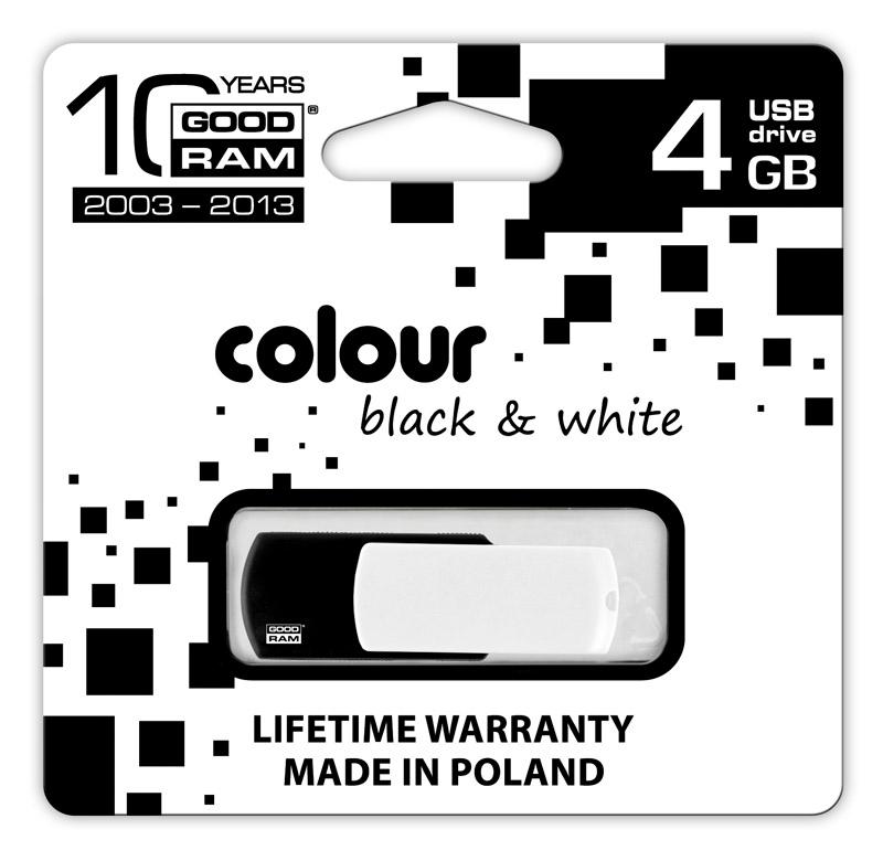 PenDrive GoodRam UCO2 Mix 4GB USB 2.0 (czarno - biały)