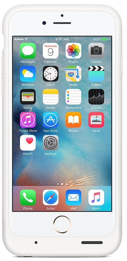 Apple - iPhone6/6s smart battery case 白 Apple Smart Battery Case iPhone 6/6S MGQM2ZM/A (biały