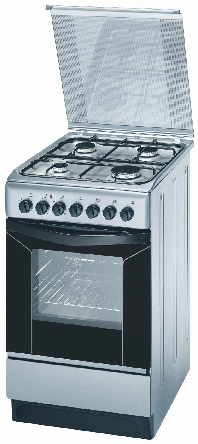 Kuchnia gazowo-elektryczna Indesit K3G51S.A(X)/U