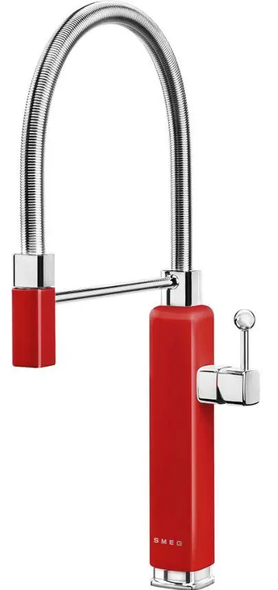 Bateria Smeg MDF50RD Czerwony Mosiądz