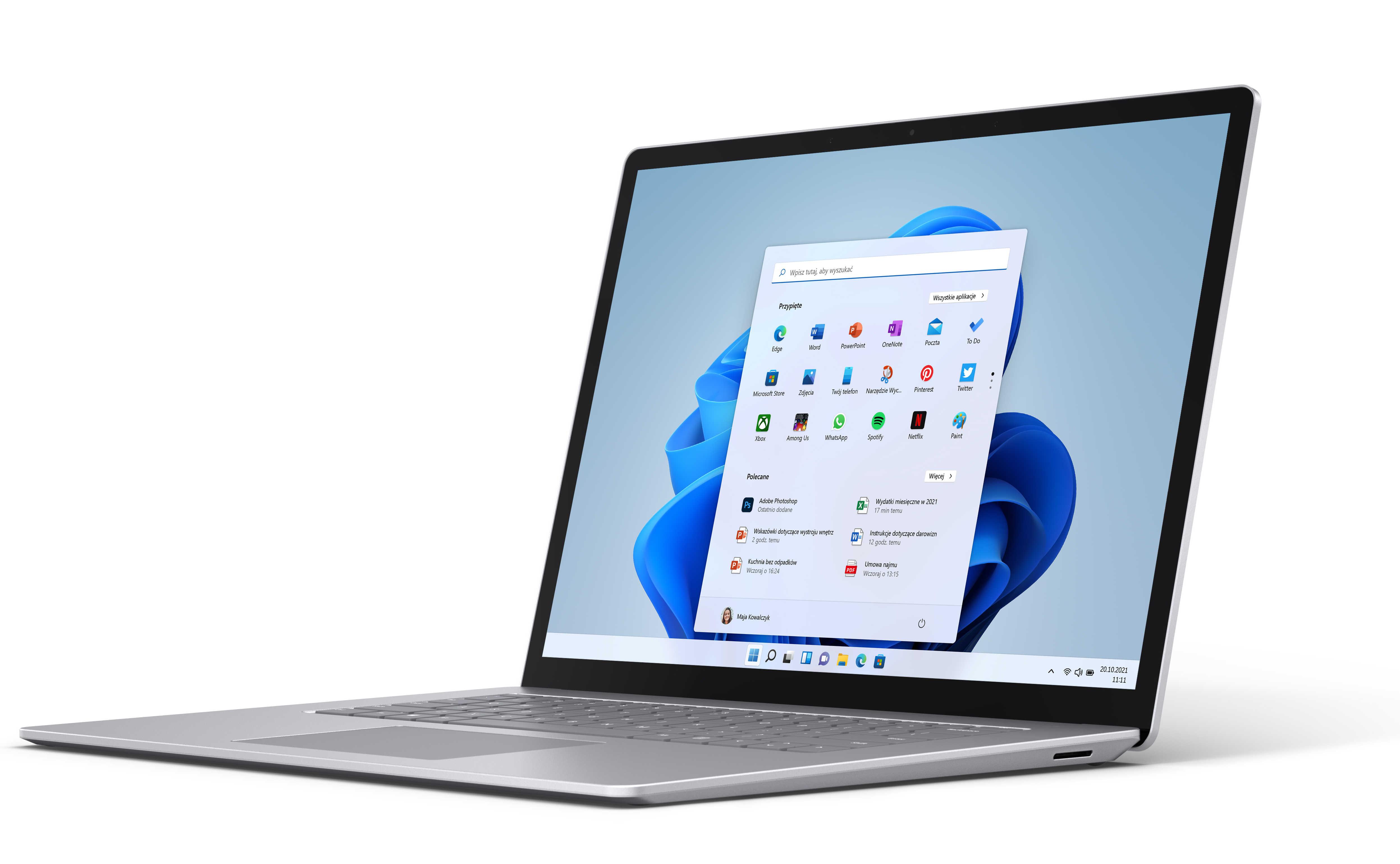Laptop Microsoft Surface Laptop 3 13,5" i5-1035G7 8GB RAM 256GB Dysk SSD Win10 Platynowy