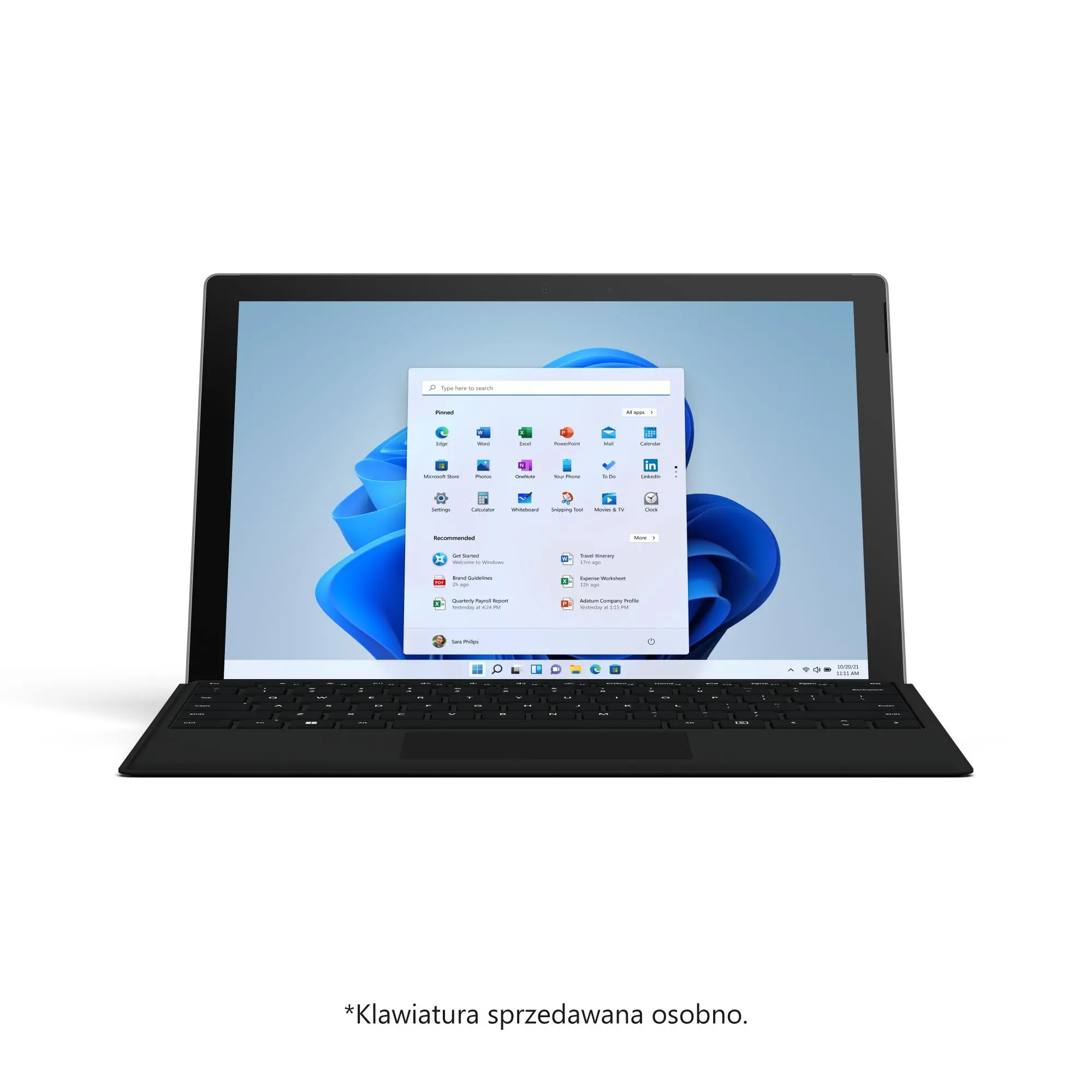 ノートPC Microsoft - Microsoft Surface Pro 7 i5 / 8GB256GB Microsoft Surface Pro 7, 12,3 cala tablet 2-w-1 (Intel Core