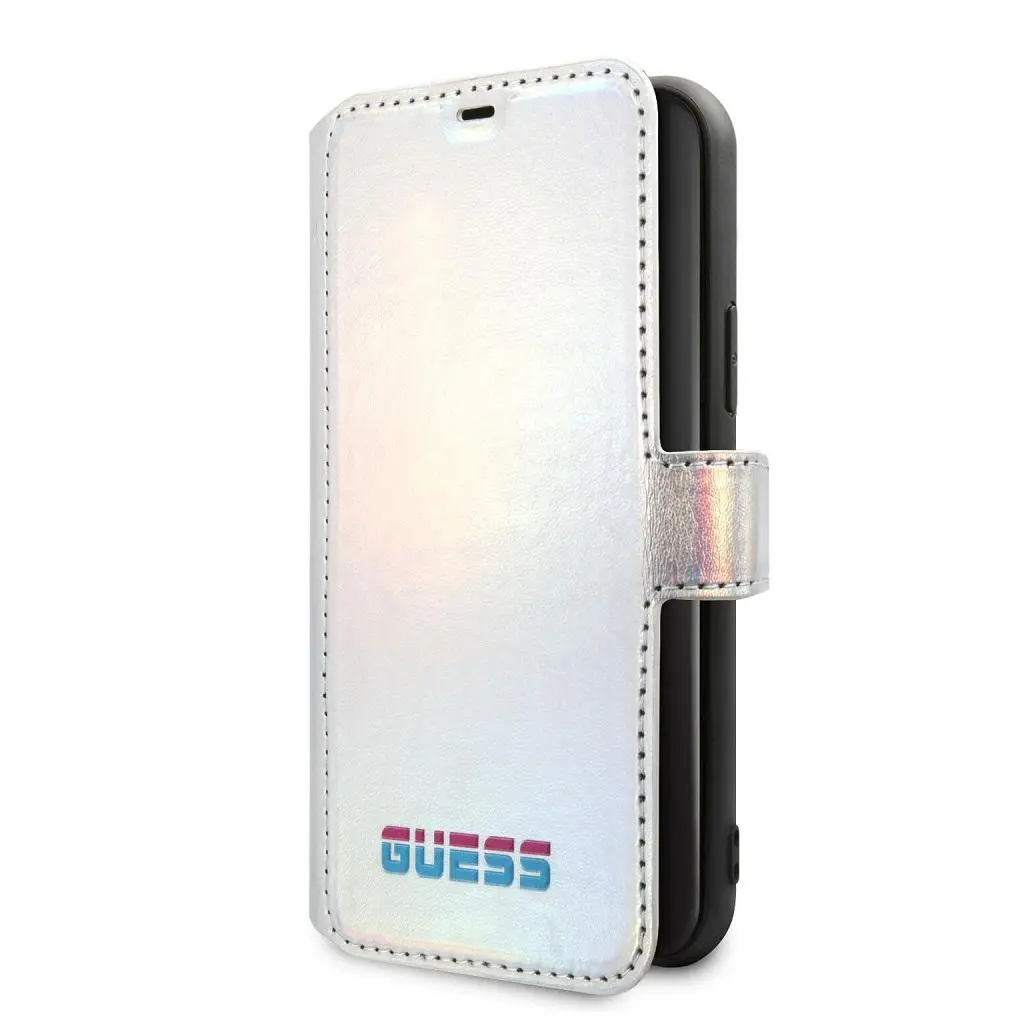 Etui Guess GUFLBKN58BLD do iPhone 11 Pro Srebrny