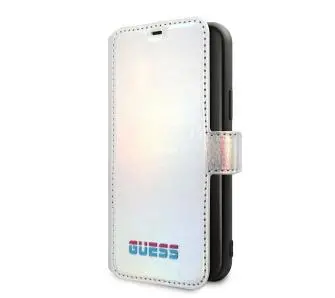 Etui Guess GUFLBKN58BLD do iPhone 11 Pro Srebrny