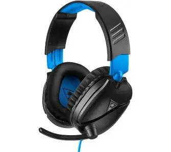 Słuchawki przewodowe z mikrofonem Turtle Beach Recon 70P Nauszne Czarno-niebieski