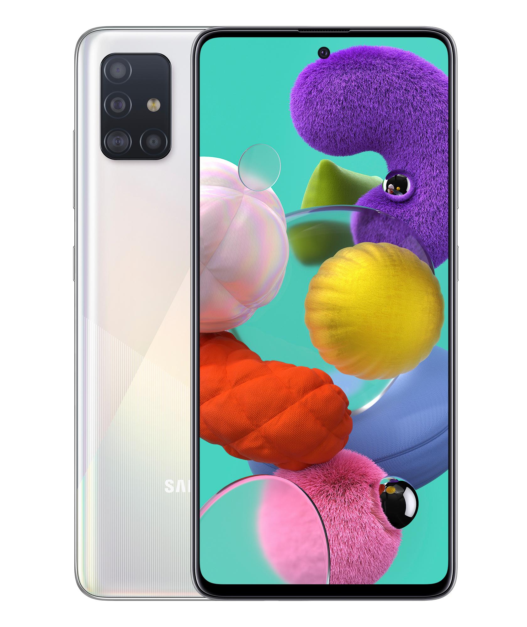 Smartfon Samsung Galaxy A51 (biały)