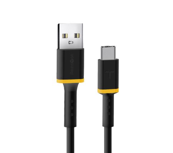 kabel USB Reinston EKT30 USB-C 0,6m (czarny)