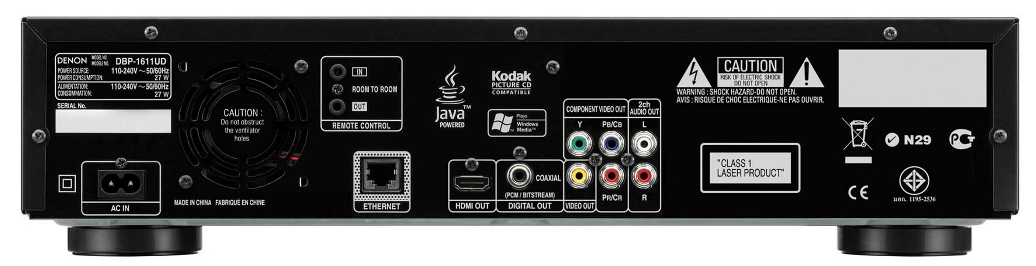 DENON DBP-1611UD　ブルーレイ ユニバーサルプレーヤー Amazon | DENON ユニバーサルブルーレイディスクプレーヤー