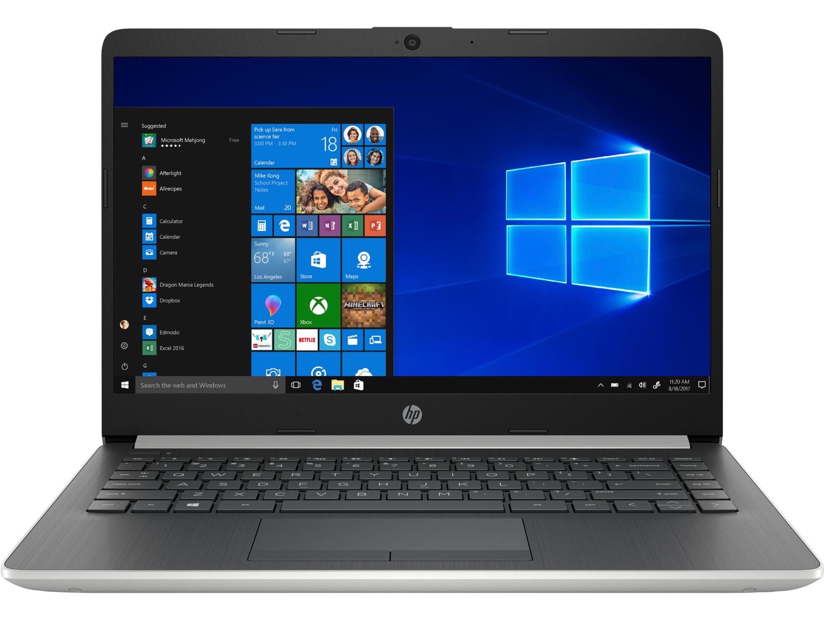HP 14-dk0022nw 14" AMD A6-9225 4GB RAM 128GB Dysk SSD Win10S