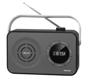 Radioodbiornik Sencor SRD 3200 B Radio FM Bluetooth Czarny