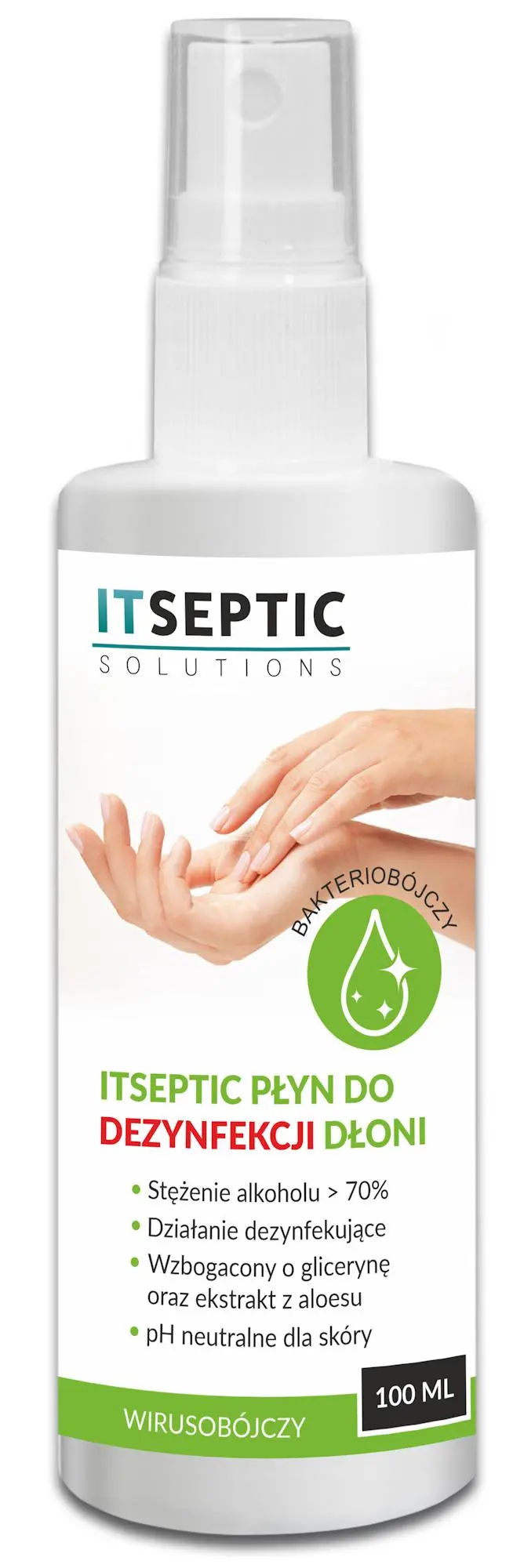 Spray ITSEPTIC płyn do dezynfekcji dłoni 100 ml
