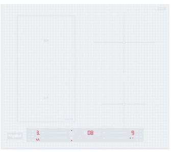 Płyta indukcyjna Whirlpool WL S5360 BF/W FlexiCook 59cm