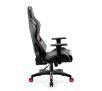Fotel Diablo Chairs X-One 2.0 King Size Gamingowy do 160kg Skóra ECO Tkanina Czarno-czerwony