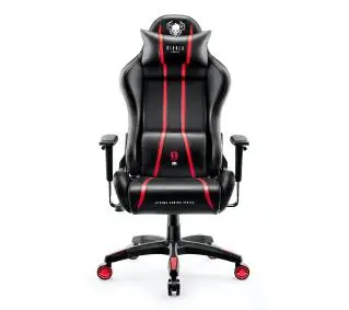 Diablo Chairs X-One 2.0 King Size Gamingowy do 160kg Skóra ECO Tkanina Czarno-czerwony