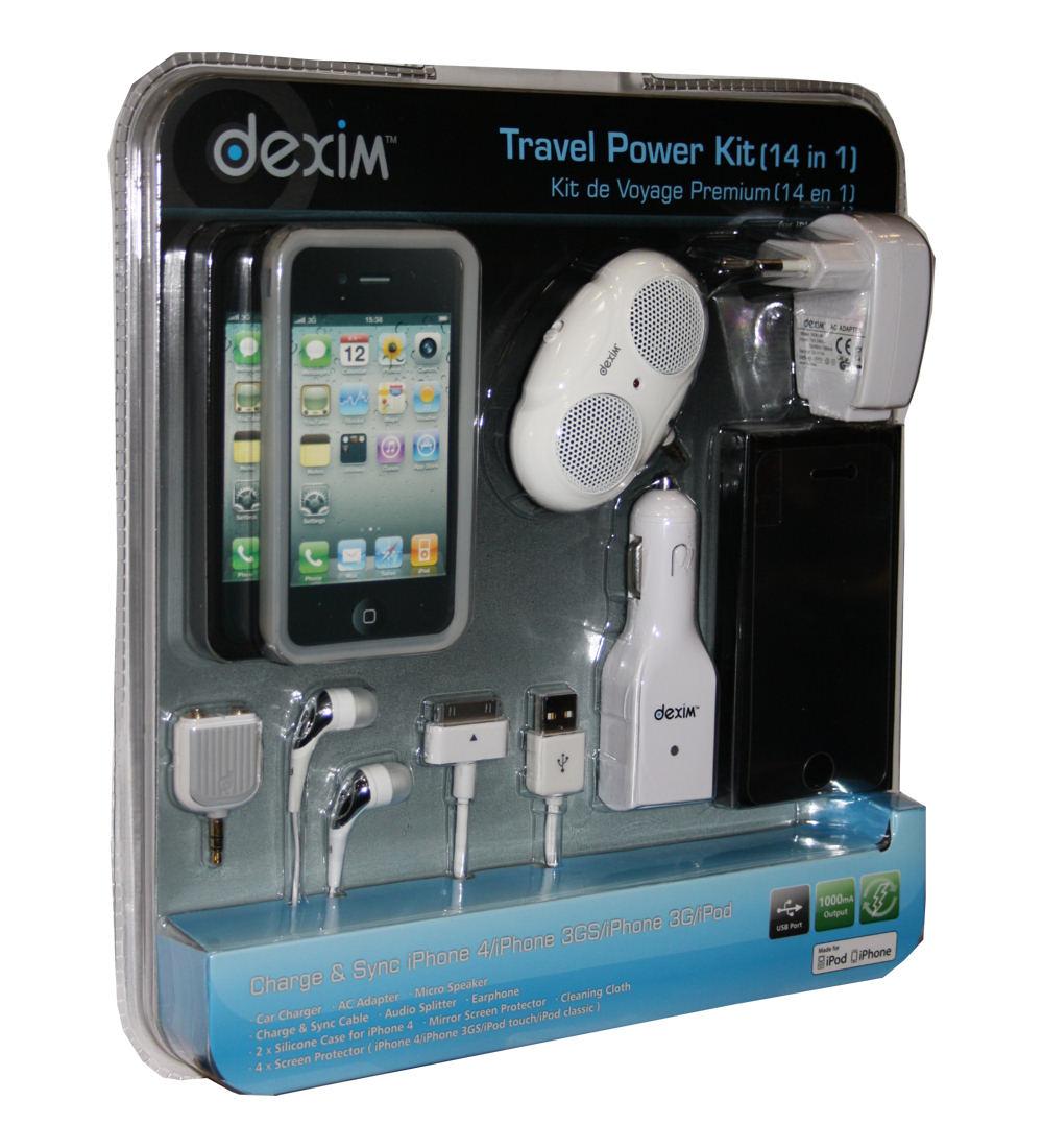 Dexim DPA067C Travel Power Kit 14 w 1 (biały)