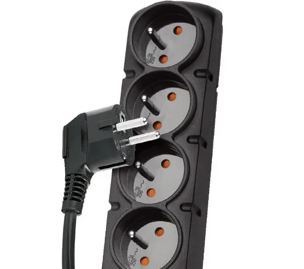 Acar F5 5 gniazd 5m Czarny