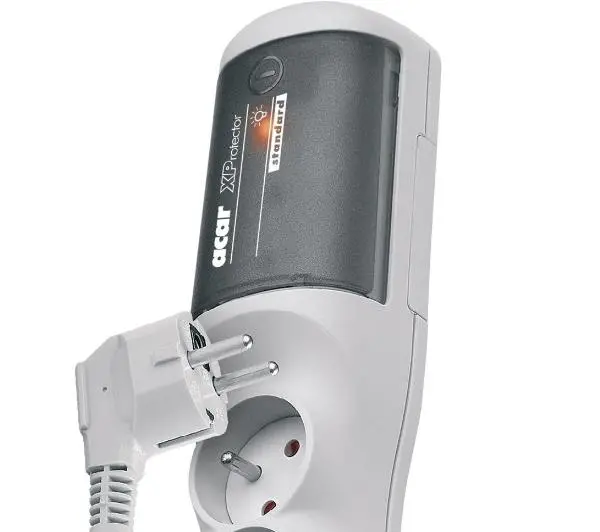 Acar XP standard 5 gniazd 5m Szary
