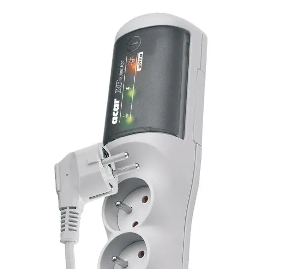 Acar XP ultra 5 gniazd 1,5m Szary
