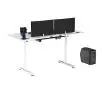 Biurko Ultradesk LEVEL V2 140cm Regulacja wysokości Biały