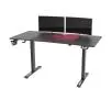 Biurko Ultradesk LEVEL V2 140cm Regulacja wysokości Czarno-czerwony