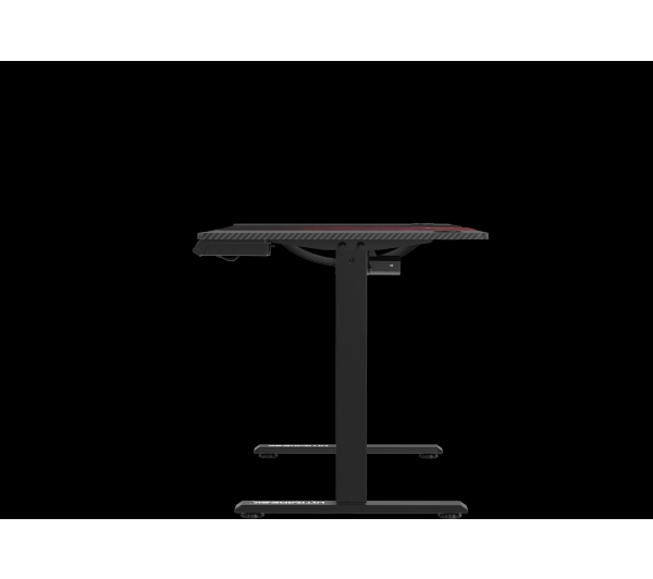 Ultradesk LEVEL V2 140cm Regulacja wysokości Czarno-czerwony - Kup na Raty - RRSO 0%