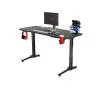 Biurko Ultradesk FRAG 140cm Czarno-grafitowy