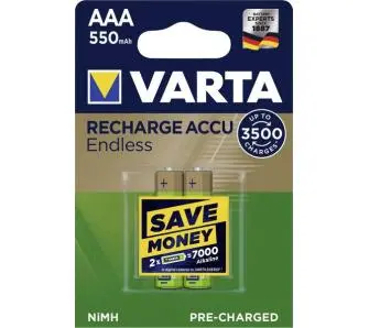 Akumulatorki VARTA Rechargeable ACCU Endless AAA 550mAh 2szt.