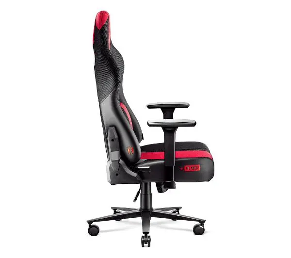 Diablo Chairs X-Player 2.0 King Size Gamingowy do 160kg Skóra ECO Tkanina Karmazynowo-antracytowy - Kup na Raty - RRSO 0%