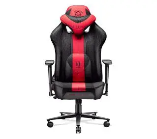 Diablo Chairs X-Player 2.0 King Size Gamingowy do 160kg Skóra ECO Tkanina Karmazynowo-antracytowy - Kup na Raty - RRSO 0%