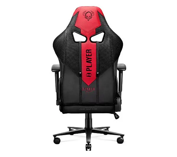 Diablo Chairs X-Player 2.0 King Size Gamingowy do 160kg Skóra ECO Tkanina Karmazynowo-antracytowy - Kup na Raty - RRSO 0%