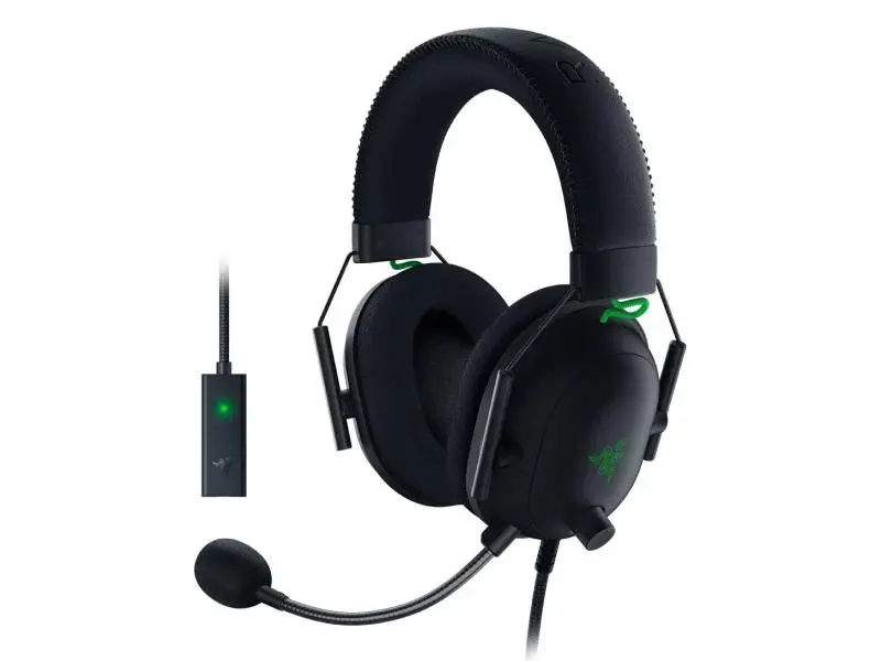 Słuchawki przewodowe z mikrofonem Razer BlackShark V2 Nauszne Czarny