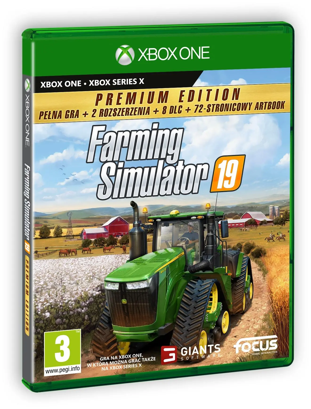 Farming Simulator 19 Edycja Premium Gra na Xbox One (Kompatybilna z Xbox Series X)
