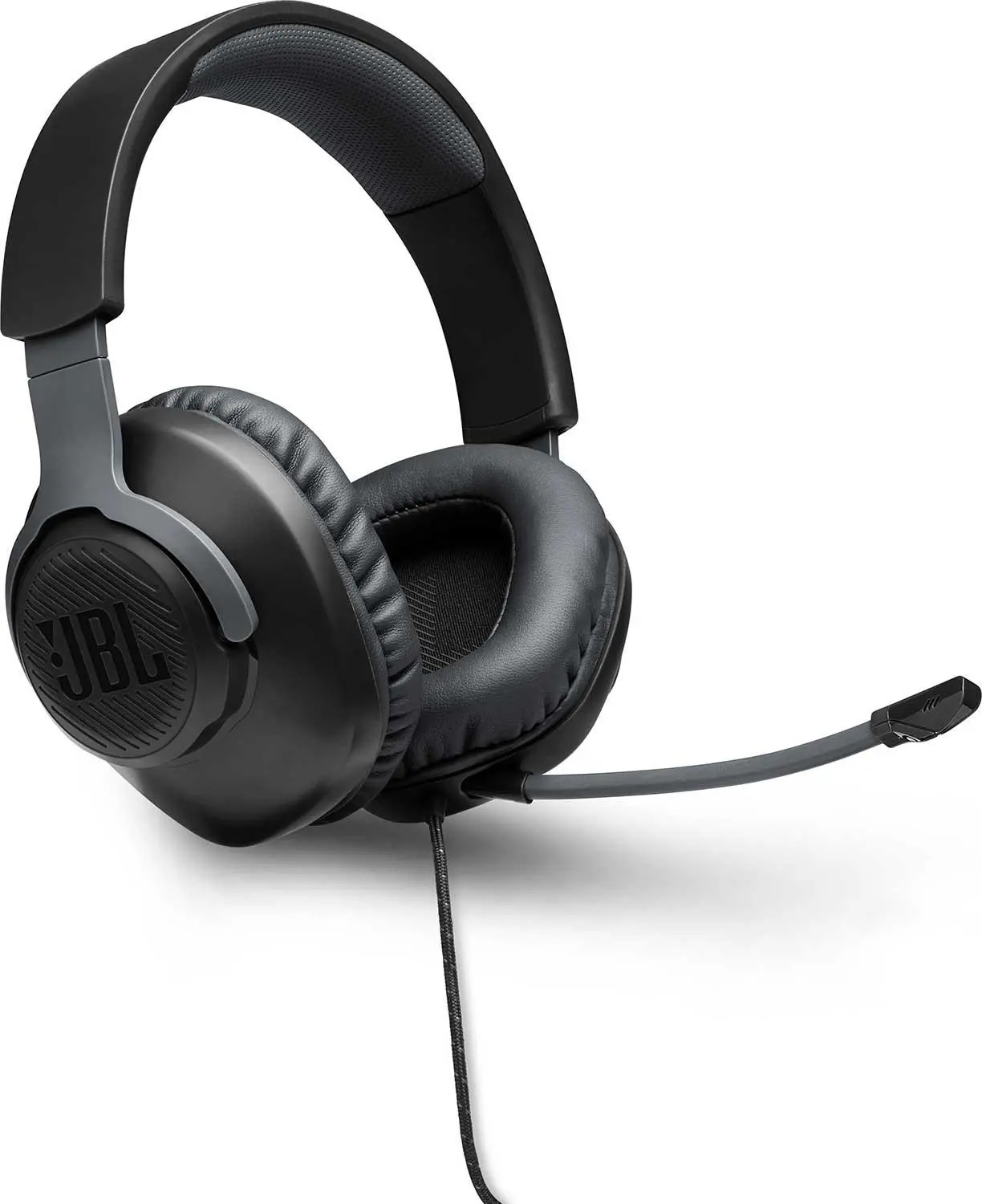 Słuchawki przewodowe z mikrofonem JBL Quantum 100 Nauszne Czarny