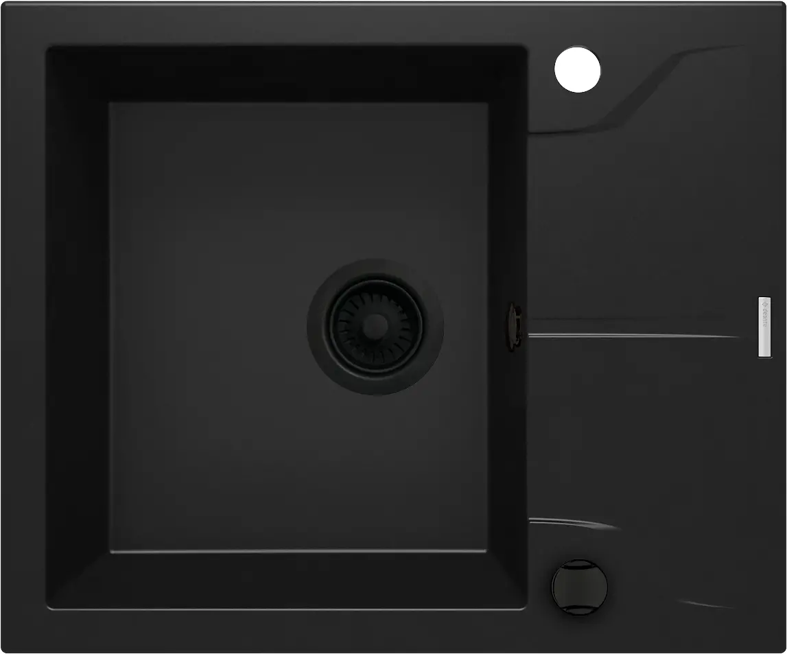 Zlewozmywak Deante Andante ZQN N11A Granitowy Czarny
