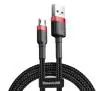 Kabel Baseus Micro USB Cafule 1,5A 2m Czerwono-czarny