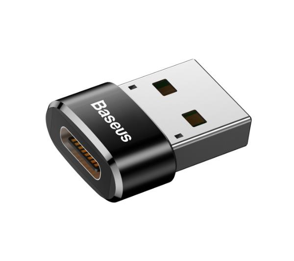 Adapter Baseus CAAOTG-01 USB-C do USB-A  OTG, 3A Czarny