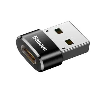 Adapter Baseus CAAOTG-01 USB-C do USB-A  OTG, 3A Czarny