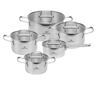 Gerlach Ambiente Indukcja Stal nierdzewna 10 elementów - Kup na Raty - RRSO 0%