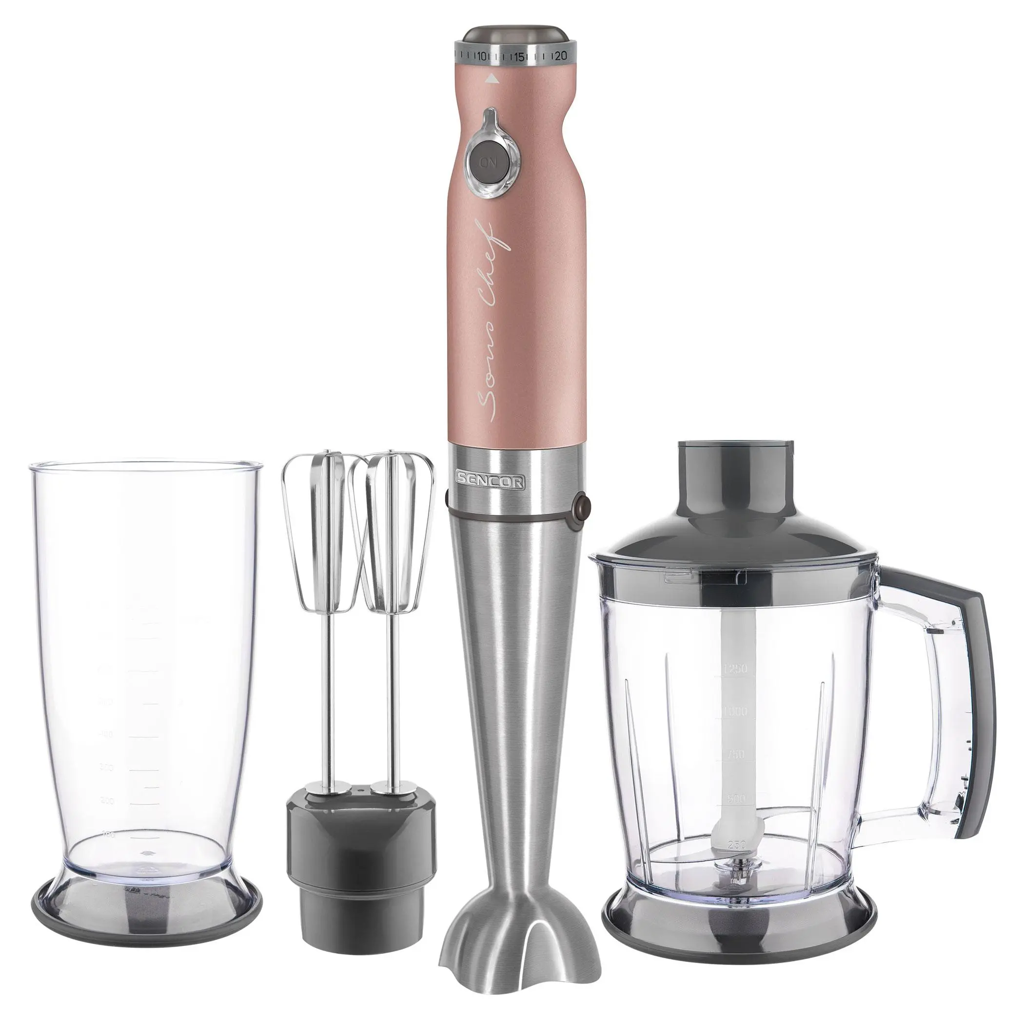 Blender Sencor SHB 5605RS-EUE3 4w1 1200W Rozdrabniacz Końcówka do ubijania