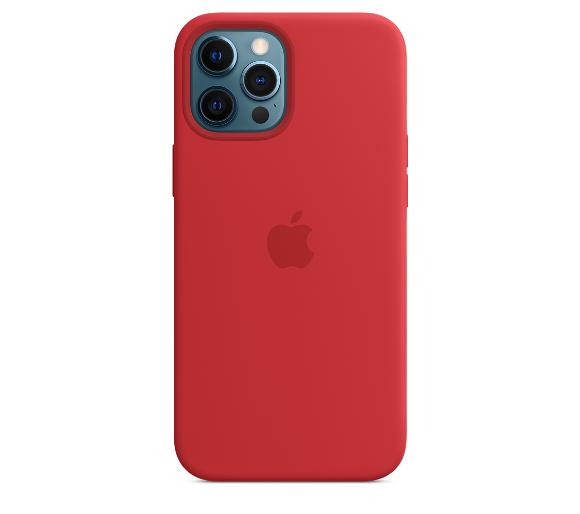 etui dedykowane Apple Silicone Case MagSafe iPhone 12 Pro Max MHLF3ZM/A (czerwony)