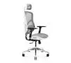 Fotel Diablo Chairs V-Basic  Normal Size Biurowy do 150kg Tkanina Biało-szary