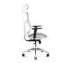 Fotel Diablo Chairs V-Basic  Normal Size Biurowy do 150kg Tkanina Biało-szary