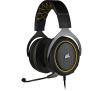 Słuchawki przewodowe z mikrofonem Corsair HS60 PRO SURROUND Gaming Headset CA-9011214-EU - żółty