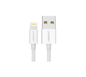 Kabel UGREEN Niklowany Lightning 2m Biały