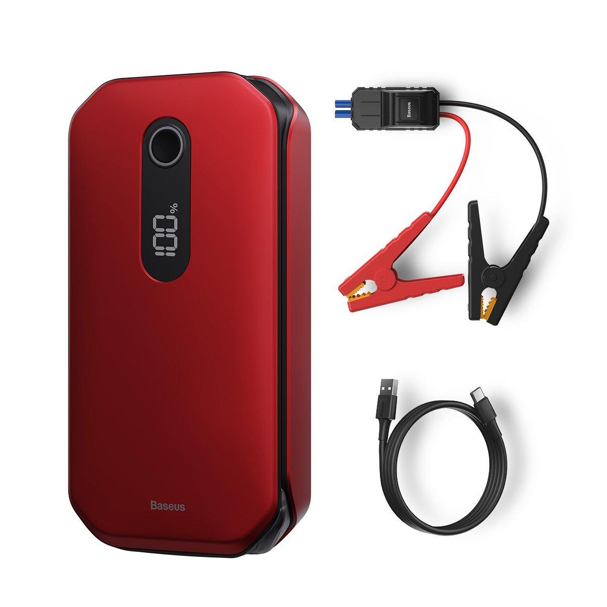 Powerbank Baseus CRJS03-09 Car Jump Starter 12000mAh 1000A Czerwony