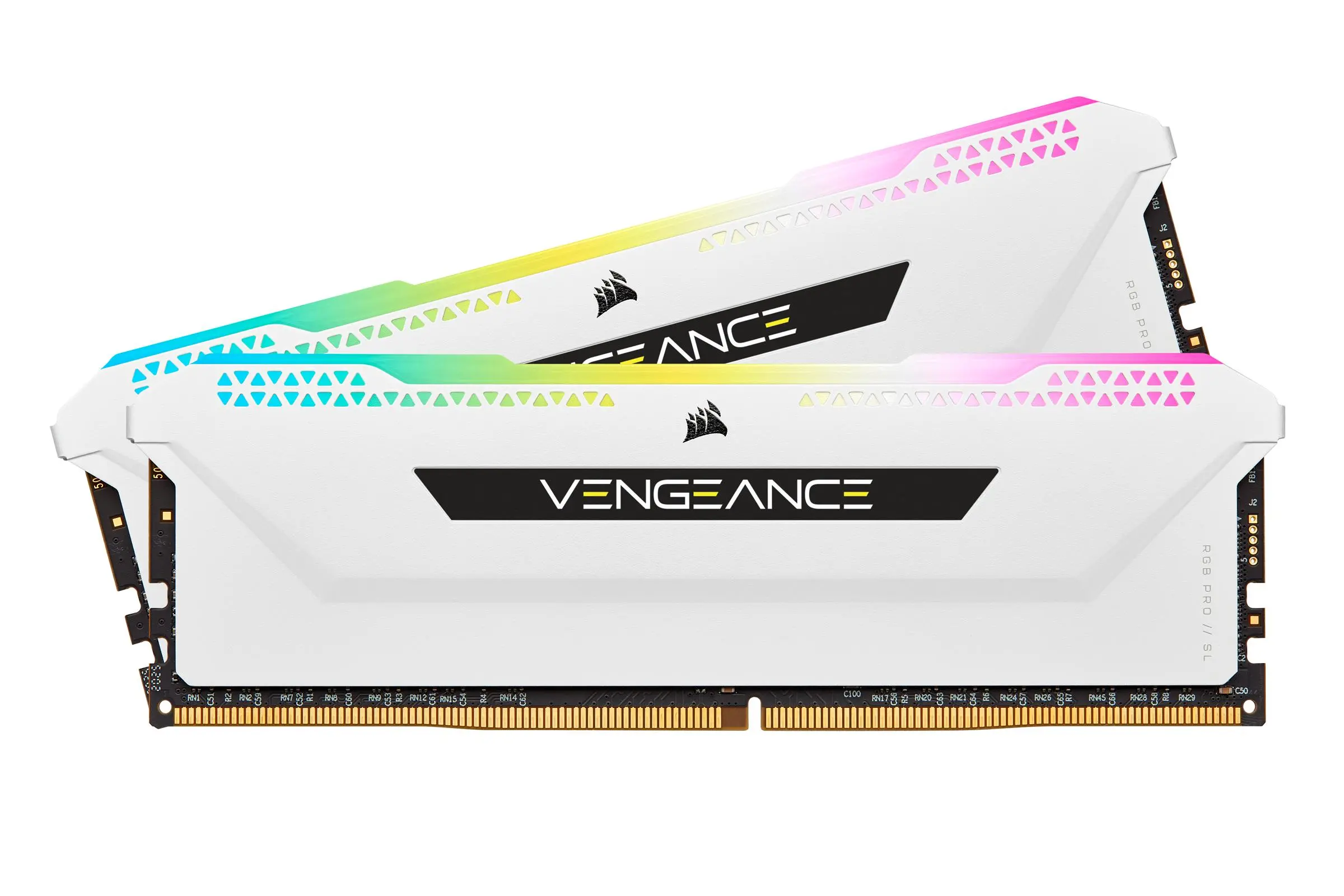 Pamięć RAM Corsair Vengeance RGB Pro SL DDR4 32GB (2 x 16GB) 3200 CL16 Biały