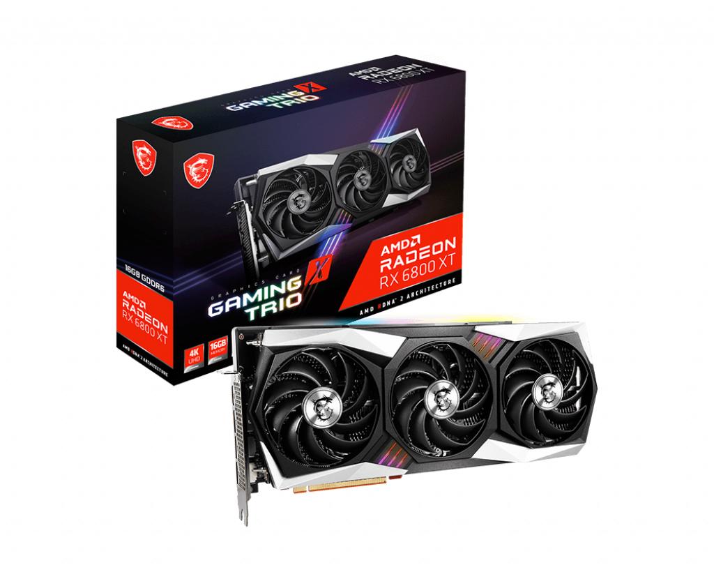 Karta graficzna MSI Radeon RX 6800 XT GAMING X TRIO 16GB GDDR6 256bit