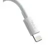 Kabel Baseus USB do Lightning Simple Wisdom 2 szt Biały