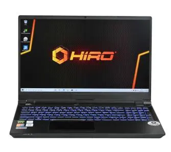 Laptop gamingowy HIRO S560 15,6"  i7-10750H 16GB RAM  512GB Dysk SSD  RTX2070  Win10 Szary